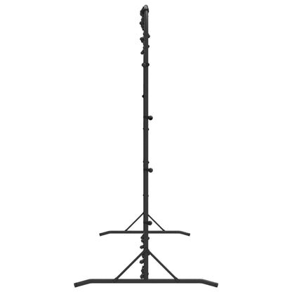 vidaXL Football Rebounder Net Black 144.1"x35.4"x72" HDPE